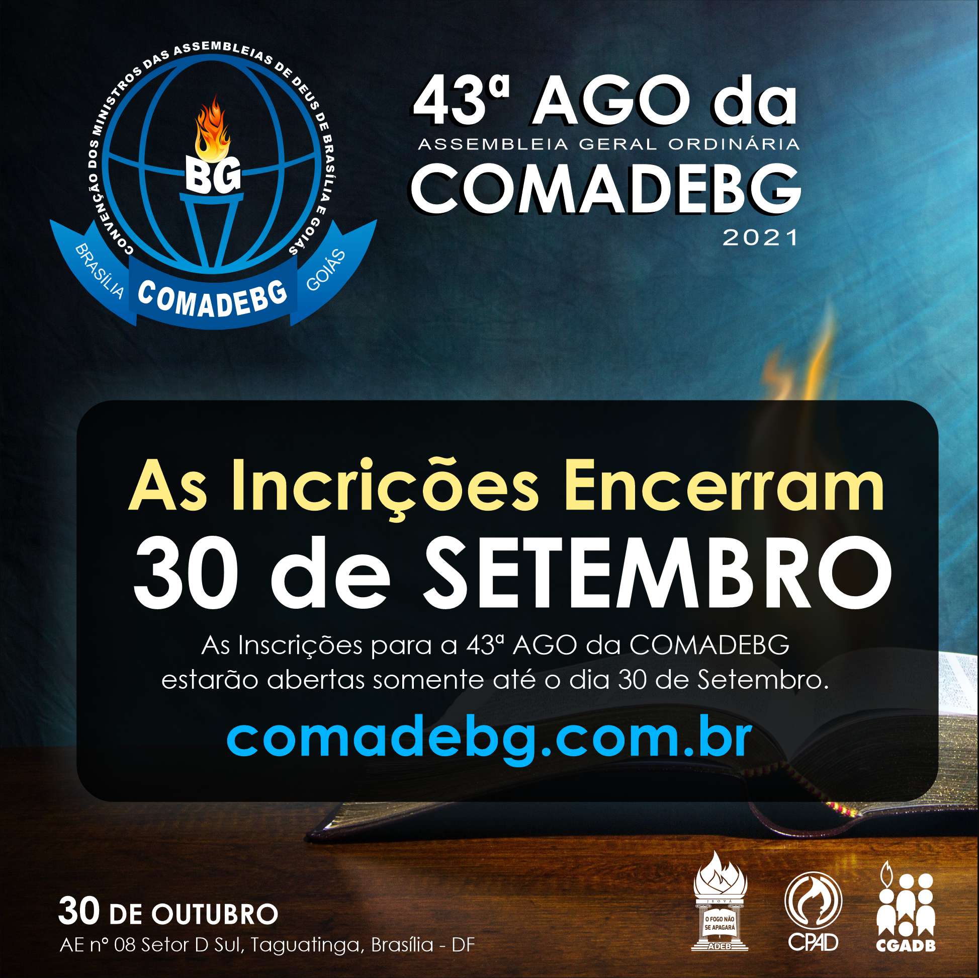 Inscrições 43ª AGO